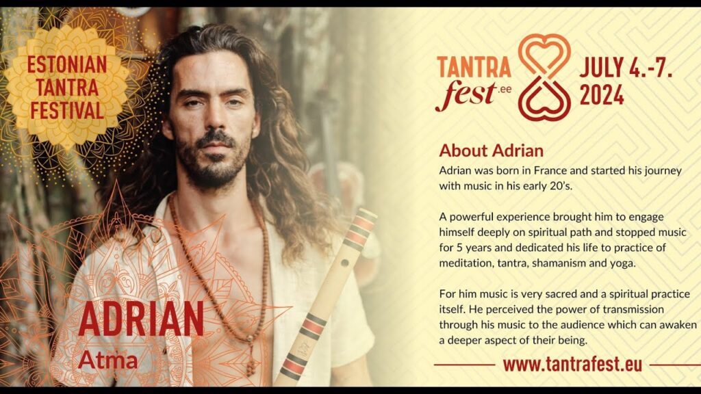 Adrian Atma at Estonian Tantra Festival