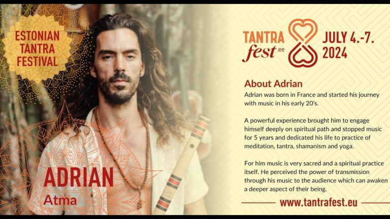 Adrian Atma at Estonian Tantra Festival